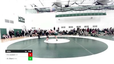 195 lbs Round Of 16 - Ben Cozean, Xavier vs Adam Oberc, New Milford