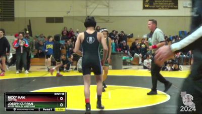 100 lbs Champ. Round 1 - Joseph Curran, KCUSD Reedley Wrestling vs Ricky Maki, Mat Time