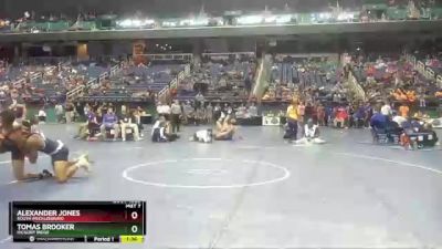 4A 195 lbs Semifinal - Alexander Jones, South Mecklenburg vs Tomas Brooker, Hickory Ridge