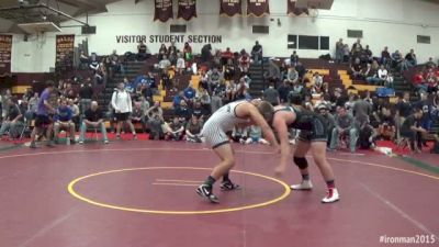 220lbs Match Seth Janney (Malvern Prep) vs. Cole Rickert (Reynolds)