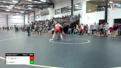 184 lbs Champ. Round 1 - Zac Dabney, Ohio Northern vs Shawn Earle, Baldwin Wallace