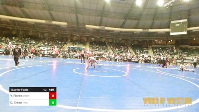 84 lbs Quarterfinal - Yareli Flores, Warriors Of Christ (WOC) vs Chloe Green, HURRICANE WRESTLING ACADEMY