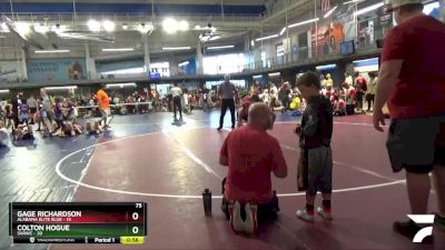 75 lbs Round 3 (8 Team) - Colton Hogue, SVRWC vs Gage Richardson, Alabama Elite Blue