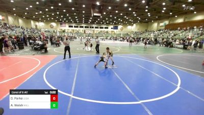 54 lbs Consi Of 8 #2 - Dane Parke, Legacy Elite WC vs Aleah Walsh, Willits Grapplin Pack