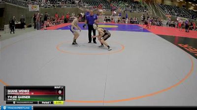 128 lbs Round 1 (4 Team) - Tyler Garner, Oakland vs Shane Wenke, Enterprise/Wallowa