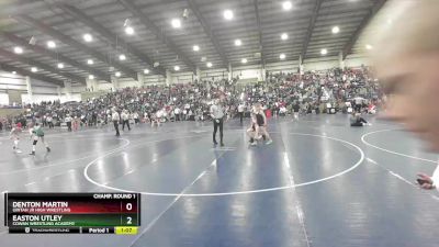 95 lbs Champ. Round 1 - Denton Martin, Uintah Jr High Wrestling vs Easton Utley, Cowan Wrestling Academy