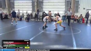 96 lbs Round 3 (8 Team) - Ryker Keeney, Team Smash vs Logan Hartzell, Warhawks Red