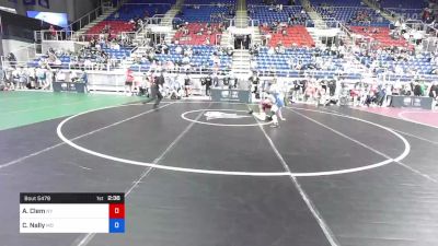 126 lbs Cons 64 #2 - Anthony Clem, New York vs Cooper Nally, Missouri