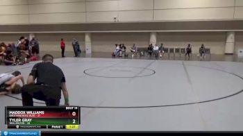 109 lbs Round 5 (6 Team) - Maddox Williams, Backyard Boyz Blue vs Tyler Gray, Wellington