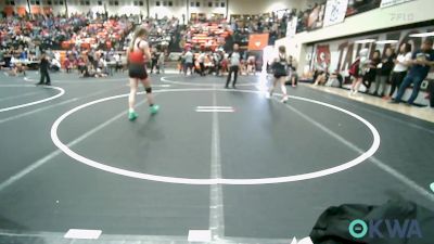 117 lbs Rr Rnd 3 - Hannah Mathis, Pryor Tigers vs Abbey Miller, HURRICANE WRESTLING ACADEMY