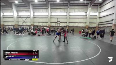 160 lbs Cons. Round 3 - Oren Frieson, CA vs Jacob Belt, CO