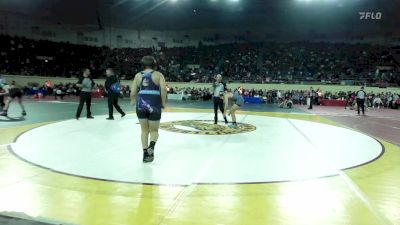 143 lbs Round Of 64 - Wyatt Heuer, Harrah vs Gage Lomeli, Shawnee Middle School