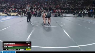 5A 220 lbs Cons. Round 2 - Hyrum Heindel, Kuna vs Seth Brock, Eagle