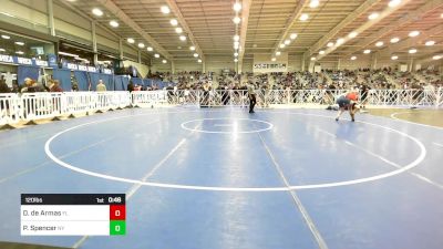 120 lbs Consi Of 64 #2 - David De Armas, FL vs Peyton Spencer, NY