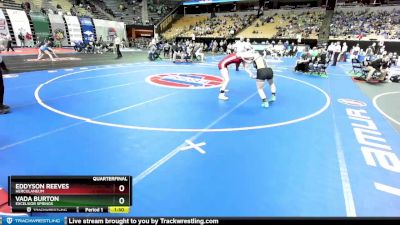 130 Class 1 lbs Quarterfinal - Eddyson Reeves, Herculaneum vs Vada Burton, Excelsior Springs