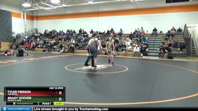 J-8 lbs Quarterfinal - Brady Hoover, Xavier X-men vs Tyler Pierson, The Royal