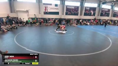 90 lbs Semifinal - Jory New, Texas vs Jackson Bush, Texas Elite Wrestling Club