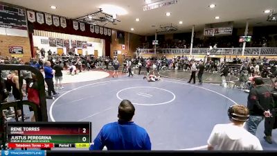 106 lbs Cons. Round 2 - Rene Torres, Granger vs Justus Peregrina, Coeur D`Alene High School