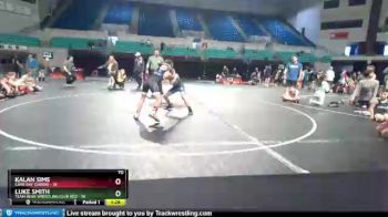 70 lbs Placement (4 Team) - Luke Smith, Team Bear Wrestling Club Red vs Kalan Sims, Cane Bay Cobras