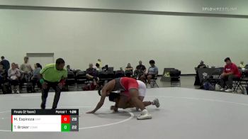 182 lbs Finals (2 Team) - Tomas Broker, Combat Athletics vs Mason Espinoza, Team Empire