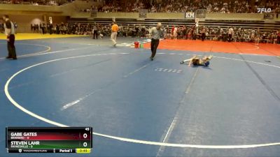 45 lbs Semis (4 Team) - Gabe Gates, Brainerd vs Steven Lahr, Paynesville