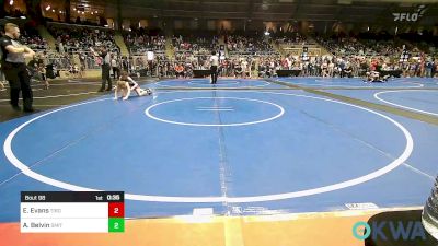 95 lbs Semifinal - Emmie Evans, Tironook Wrestling vs Autumn Belvin, Smith Wrestling Academy