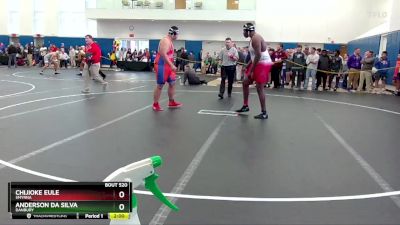 285 lbs Champ. Round 1 - Chijioke Eule, Smyrna vs Anderson Da Silva, Danbury