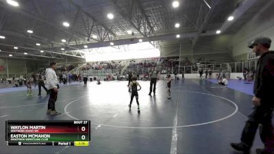 55 lbs Champ. Round 1 - Waylon Martin, Southern Idaho WC vs Easton McMahon, Shootbox Wrestling Club