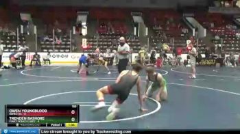 130 lbs Round 4 (6 Team) - Owen Youngblood, Romeo WC vs Trenden Bashore, Funky Monkeys Grey