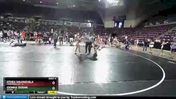 95 lbs Round 3 (4 Team) - Gionna Duran, Duran vs Athea Valenzuela, Thorobred WC