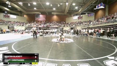 Quarterfinal - Monty Christiansen, Emery vs Braxten Blackett, Juab