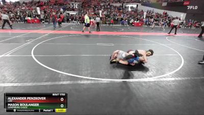 130 lbs Semifinal - Mason Boulanger, Luxemburg-Casco vs Alexander Penzkover, LAW