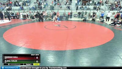 55 lbs Quarterfinal - Hannah Hall, CO vs Elena Ivaldi, CA