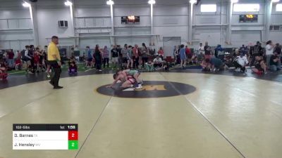 102-S lbs Consi Of 16 #2 - Drew Barnes, TX vs Jacob Hensley, WV