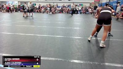 165 lbs Semifinal - Alexa Calidonio, Flagler Wrestling Club vs Alyssa Gerber, N/A