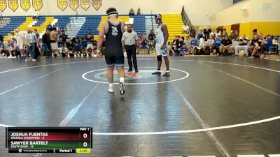 215 lbs Finals (8 Team) - Joshua Fuentas, Osceola (Kissimmee) vs Sawyer Bartelt, South Dade