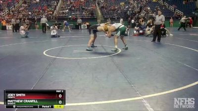 2A 220 lbs Champ. Round 1 - Matthew Cranfill, Bandys vs Joey Smith, Trinity