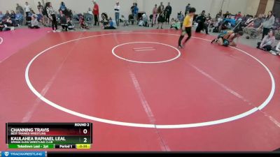 83-86 lbs Round 2 - Channing Travis, Best Trained Wrestling vs Kaulahea Raphael Leal, Spring Klein Wrestling Club