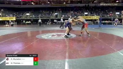 197 lbs Quarterfinal - Eldar Muradov, The Ohio State University WC vs Ryan Thomas, James Madison University