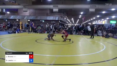 58 kg Round 4 - Josias Rivera, NB Elite Wrestling Club vs Dante Lewis, Lewis Academy Wrestling