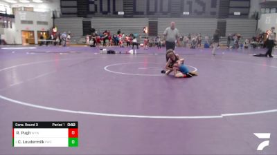 50-54 lbs Cons. Round 3 - Cruz Loudermilk, Prodigy Wrestling Club vs Rease Pugh, Webo Youth Wrestling Team