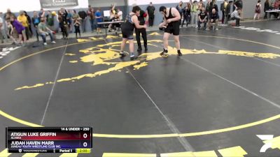 250 lbs Rr2 - Judah Haven Marr, Juneau Youth Wrestling Club Inc. vs Atigun Luke Griffin, Alaska