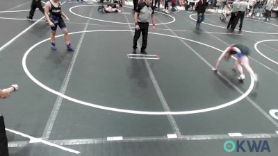 130 lbs Semifinal - Gauge Vogel, Pryor Tigers vs Mateo Valdez, Miami Takedown Club