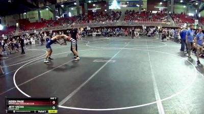 150 lbs Cons. Round 2 - Jett Vacha, Logan View vs Aiden Page, Broken Bow Wrestling Club