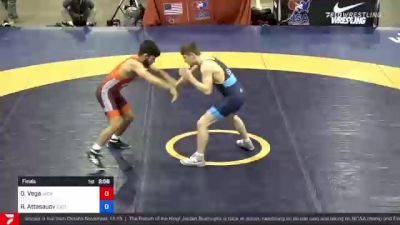 57 kg Final - Danny Vega, Jackrabbit Wrestling Club vs Ramazan Attasauov, Cyclone Regional Training Center C-RTC