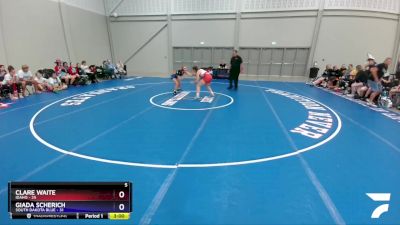 144 lbs Semis & 3rd Wb (16 Team) - Clare Waite, Idaho vs Giada Scherich, South Dakota Blue