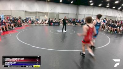 113 lbs Round 2 (6 Team) - Nicolas Enzminger, North Dakota Blue vs Jaden Farr, Indiana