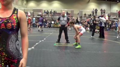 100 lbs Quarterfinals (8 Team) - Logan Schwarkopf, Elite Athletic Club vs Ysabelle Ocampo, Beast Mode WA