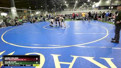 138 lbs Round 3 (6 Team) - James Wilson, GREAT BRIDGE WRESTLING CLUB vs Kaleb Klum, GREAT NECK WC - GREEN