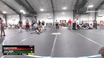 100 lbs Round 4 (8 Team) - Elijah Schafer, Storm vs Cole Webb, North Brevard